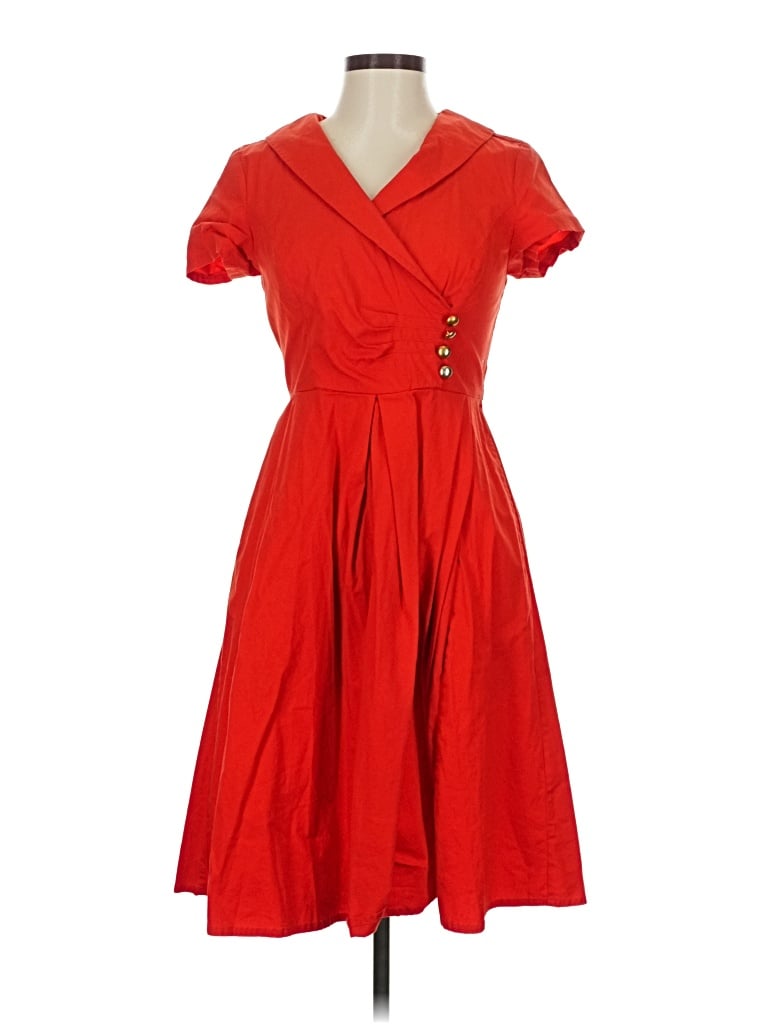 Pre-owned Eshakti Casual Dress In Red