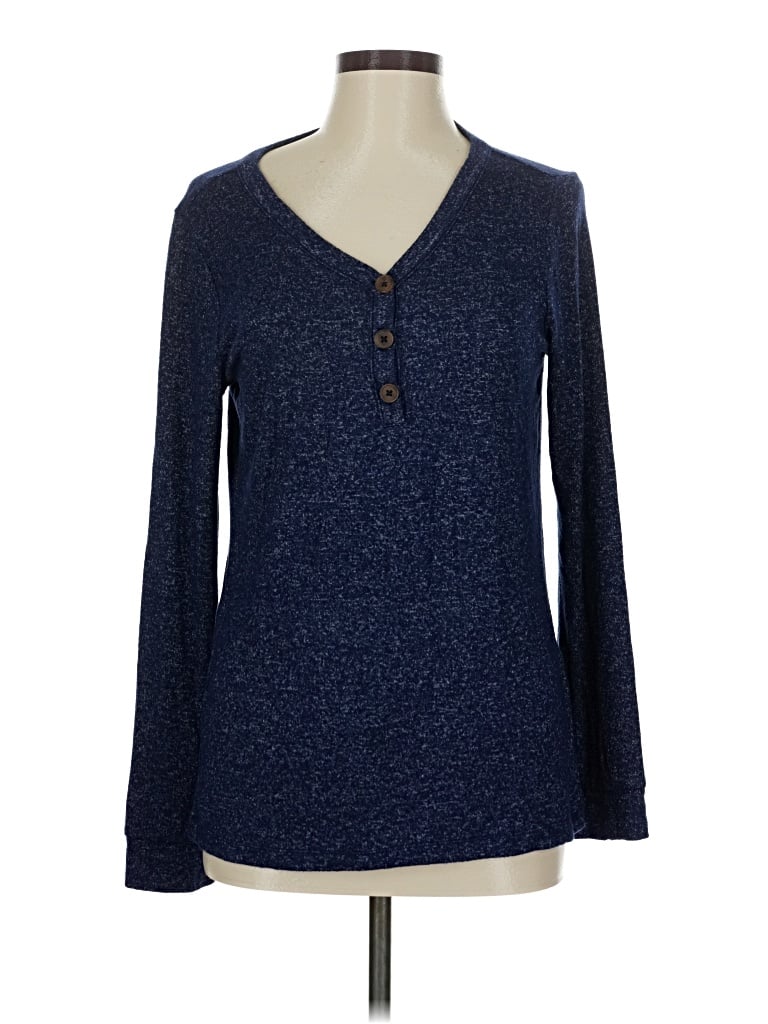Pre-owned St. John's Bay Cardigan Sweater In Blue