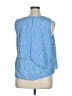 Juicy Couture 100% Polyester Blue Sleeveless Top Size XL - photo 2