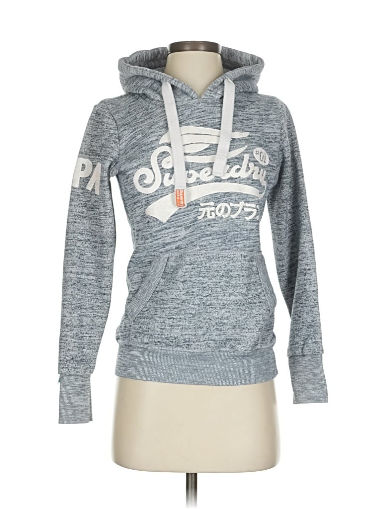 Pre-owned Superdry Sweatshirt In Gray