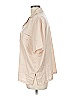 Unbranded 100% Polyester Tan Short Sleeve Blouse Size L - photo 5