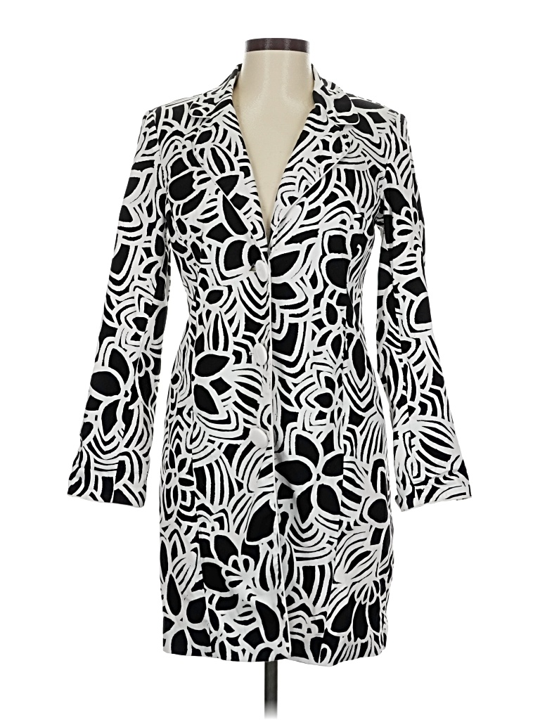 Pre-owned Metrostyle Blazer Jacket In White