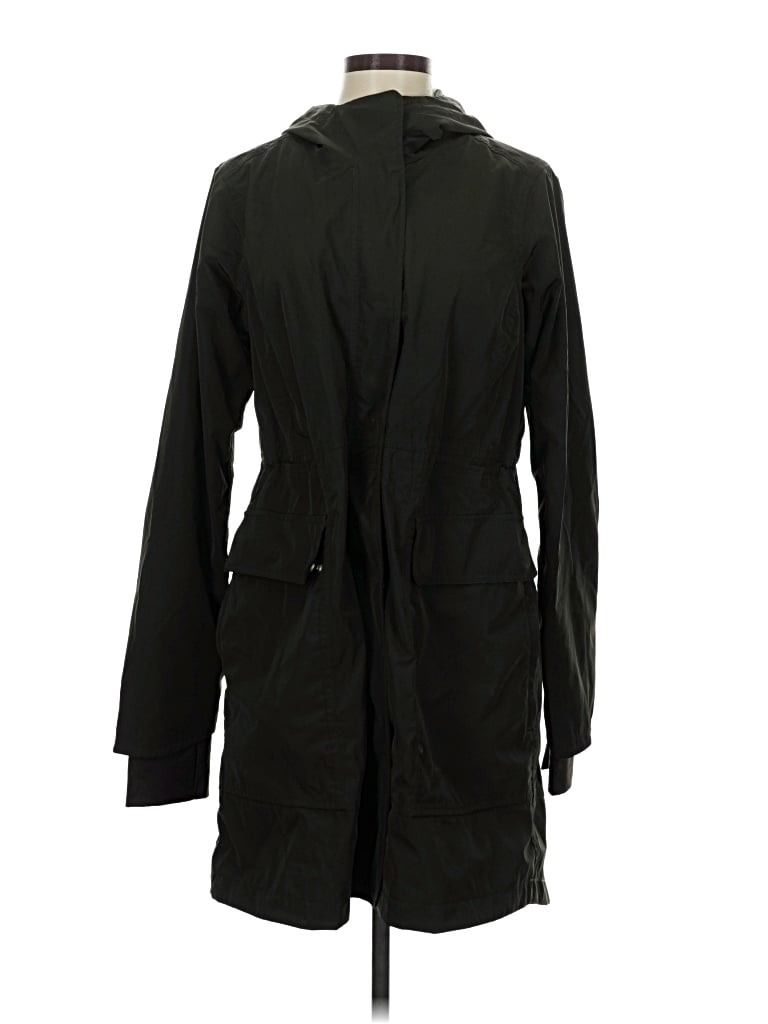 Pre-owned Athleta Raincoat In Black