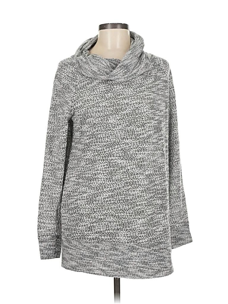 Pre-owned Lou & Grey Pullover Sweater In Gray