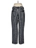 Banana Republic Checkered-gingham Blue Casual Pants Size 6 - photo 2