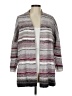 Nic + Zoe 100% Polyester Gray Purple Cardigan Size M - photo 1