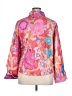 Unbranded 100% Polyester Floral Pink Orange 3/4 Sleeve Blouse Size XL (estimated) - photo 2