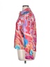 Unbranded 100% Polyester Floral Pink Orange 3/4 Sleeve Blouse Size XL (estimated) - photo 5