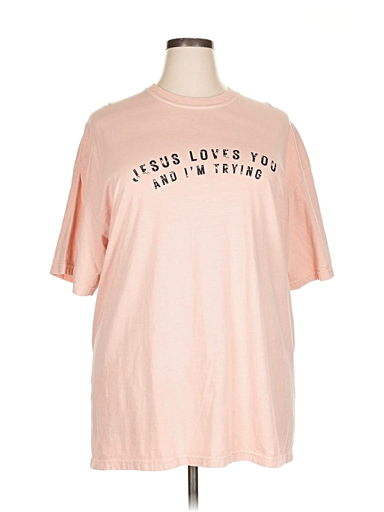 Pre-owned Comfort Colors Short Sleeve T-shirt In Pink