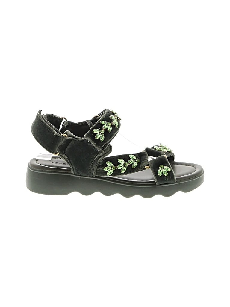 Pre-owned Aerosoles Sandals In Green