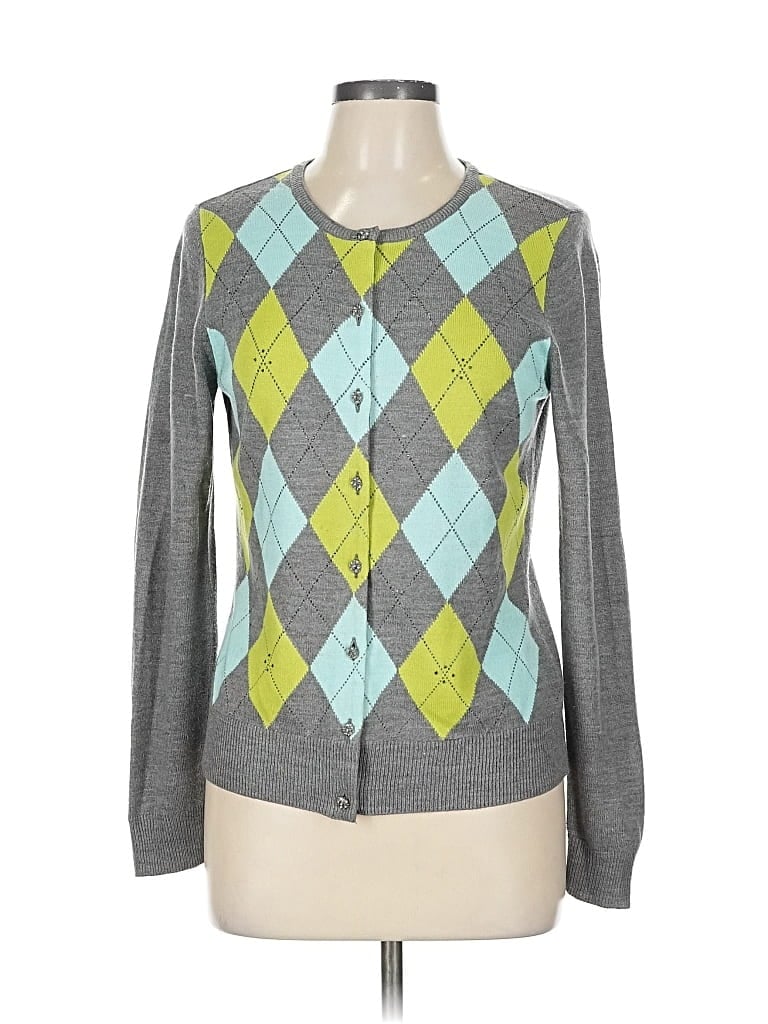 Pre-owned New York And Company Cardigan Sweater In Gray