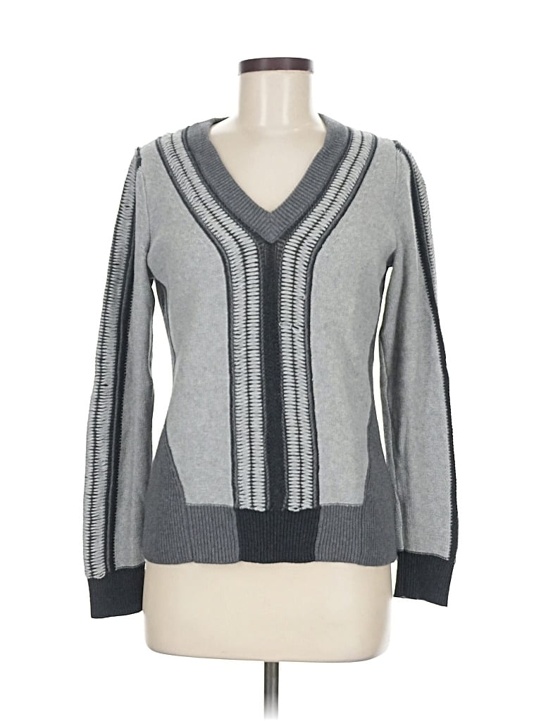 Per Se Cardigan Sweater In Gray
