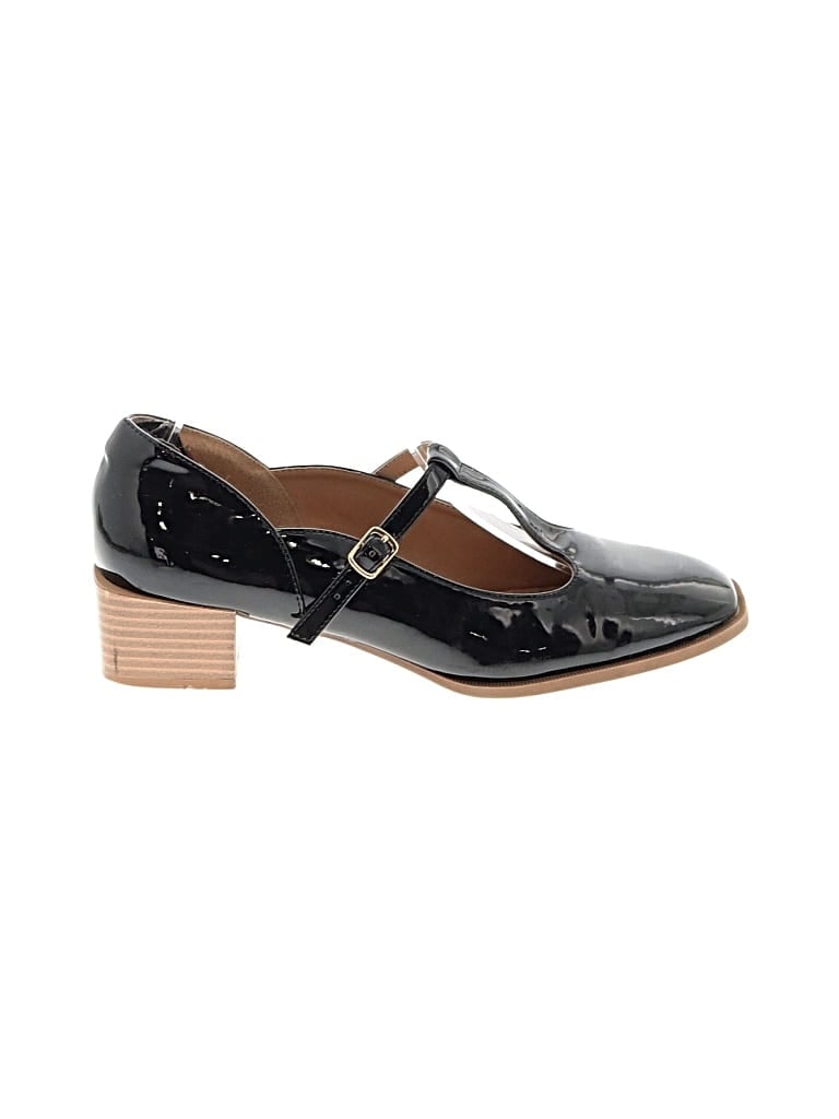 Pre-owned Unbranded Flats In Black