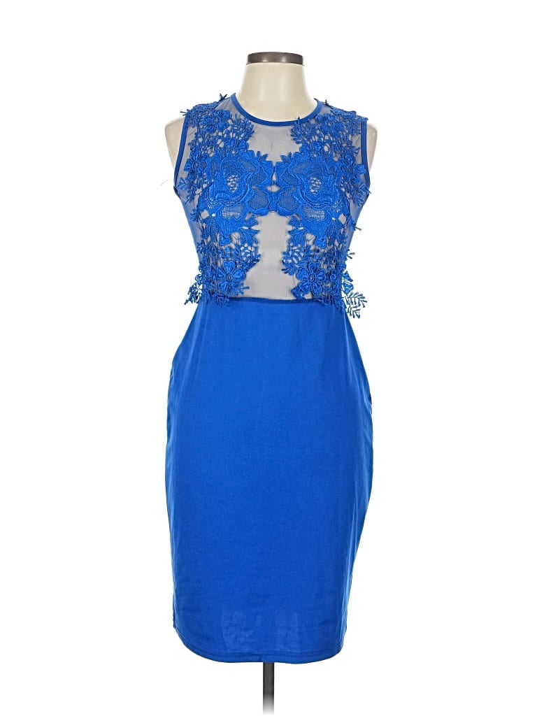 Pre-owned Forever 21 Cocktail Dress In Blue
