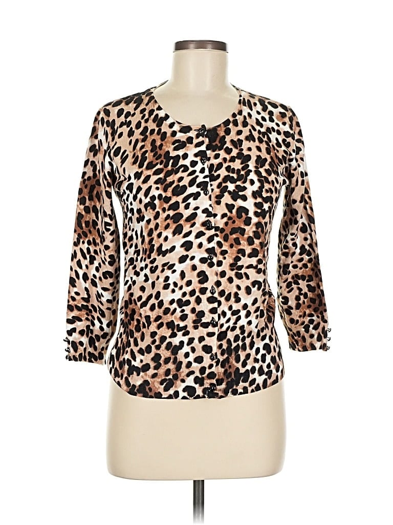 Pre-owned Grace Cardigan Sweater In Brown