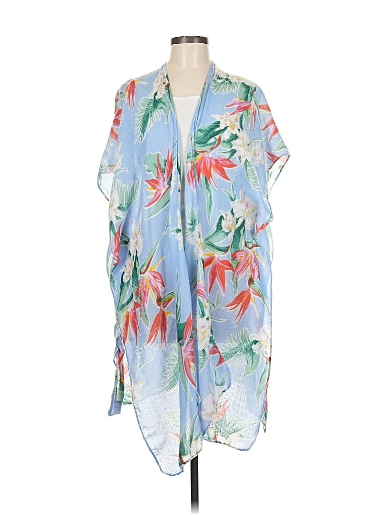 Pre-owned Do Everything In Love Kimono In Blue