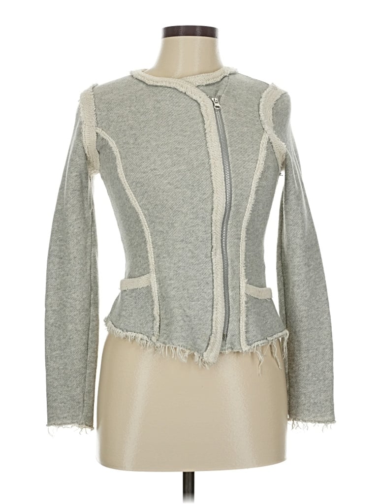 Pre-owned Assorted Brands Cardigan Sweater In Gray