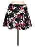 Aqua Floral Black Casual Skirt Size M - photo 1