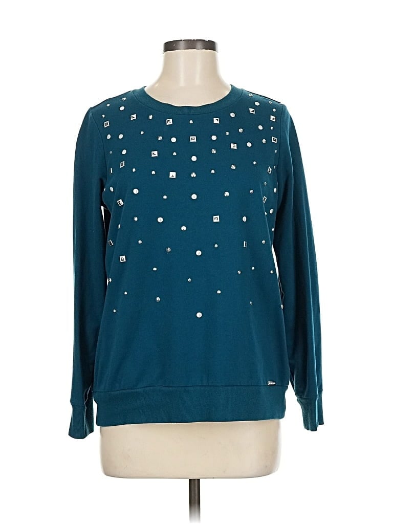 Pre-owned Michael Michael Kors Pullover Sweater In Blue