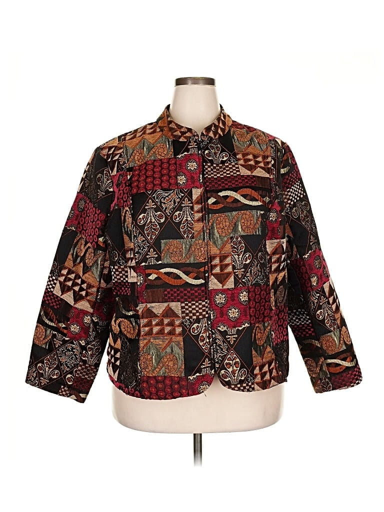 Pre-owned Dressbarn Jacket In Brown