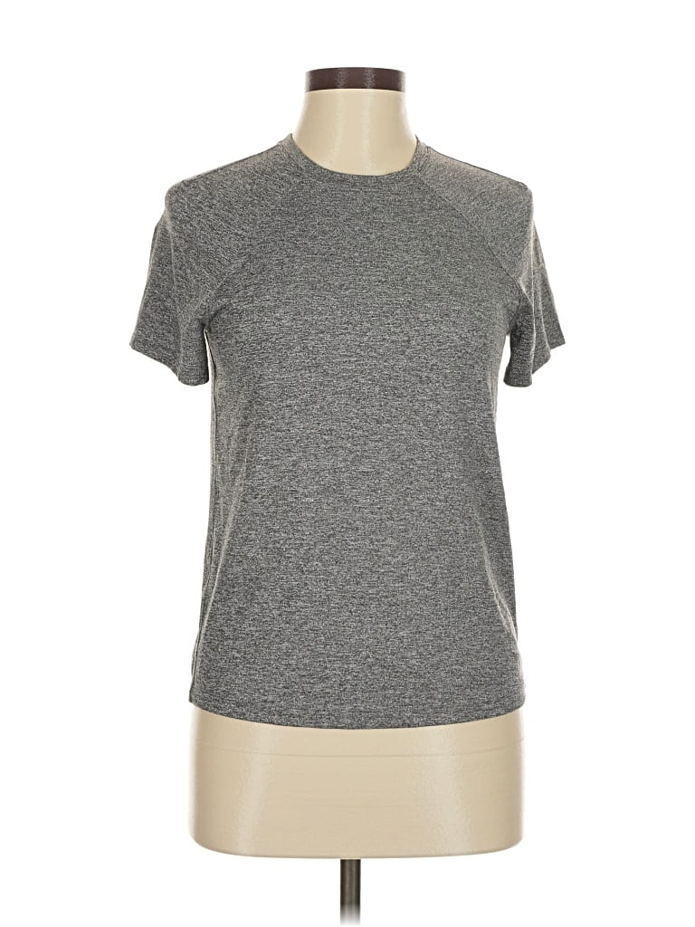 Pre-owned Lululemon Athletica Active T-shirt In Gray