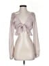 Princess Polly 100% Polyester Pink Long Sleeve Blouse Size 4 - photo 1