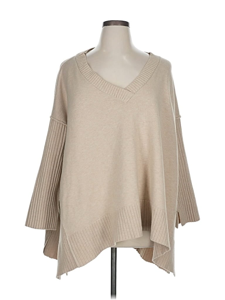 Pre-owned Free People Pullover Sweater In Brown