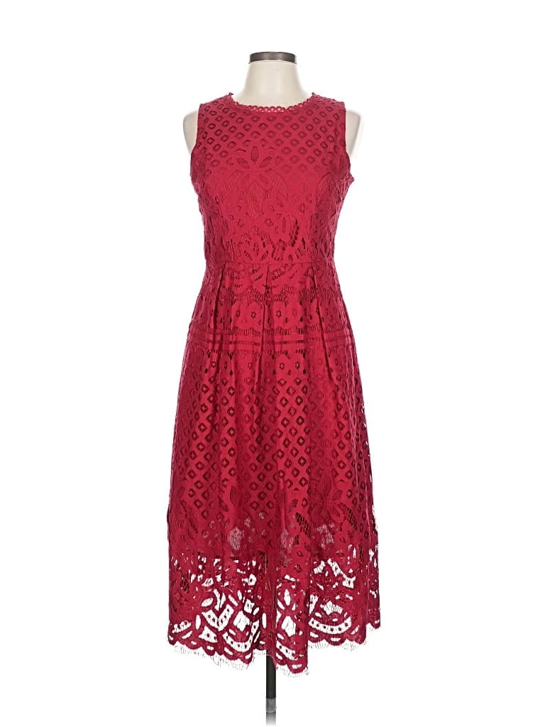 Pre-owned Assorted Brands Cocktail Dress In Red