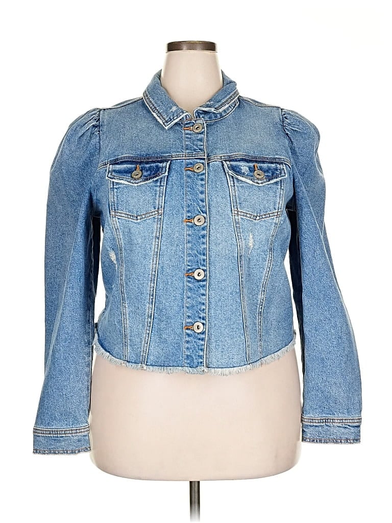 Torrid Denim Jacket In Blue