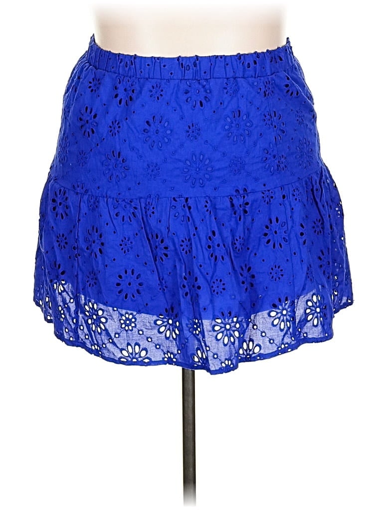 Celebrity Pink Casual Skirt In Blue