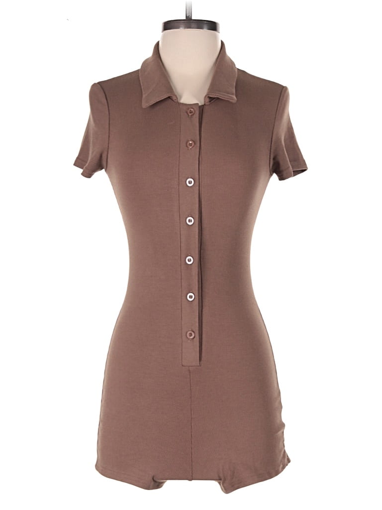 Pre-owned Unbranded Romper In Brown