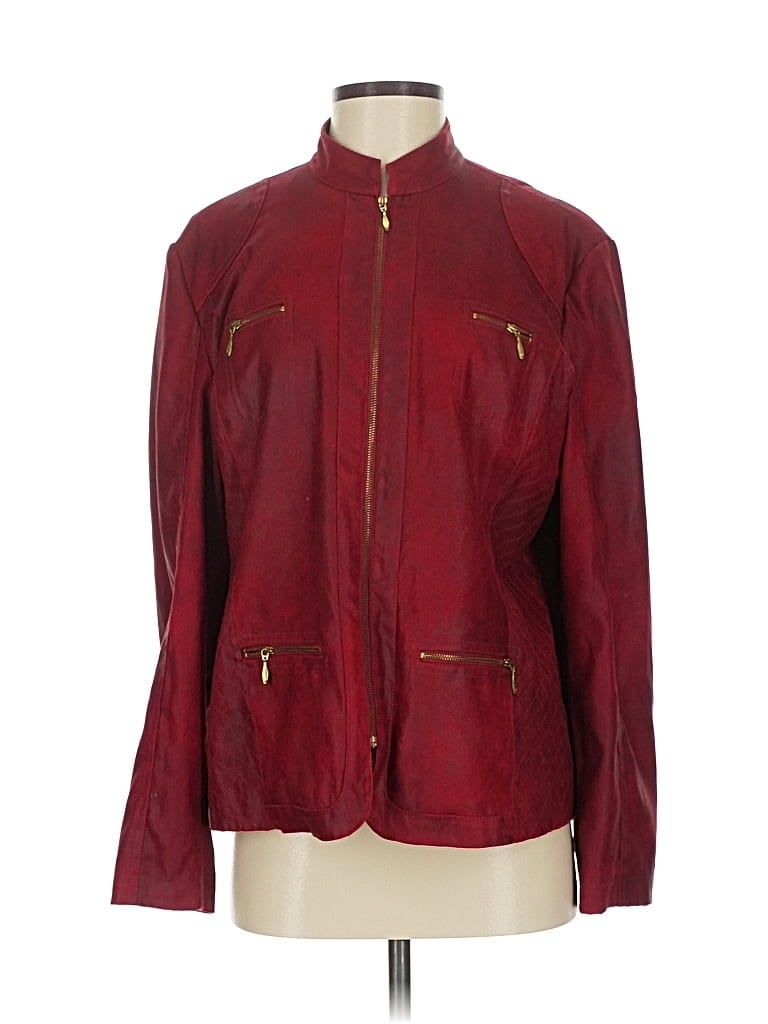 Pre-owned Chico's Jacket In Red