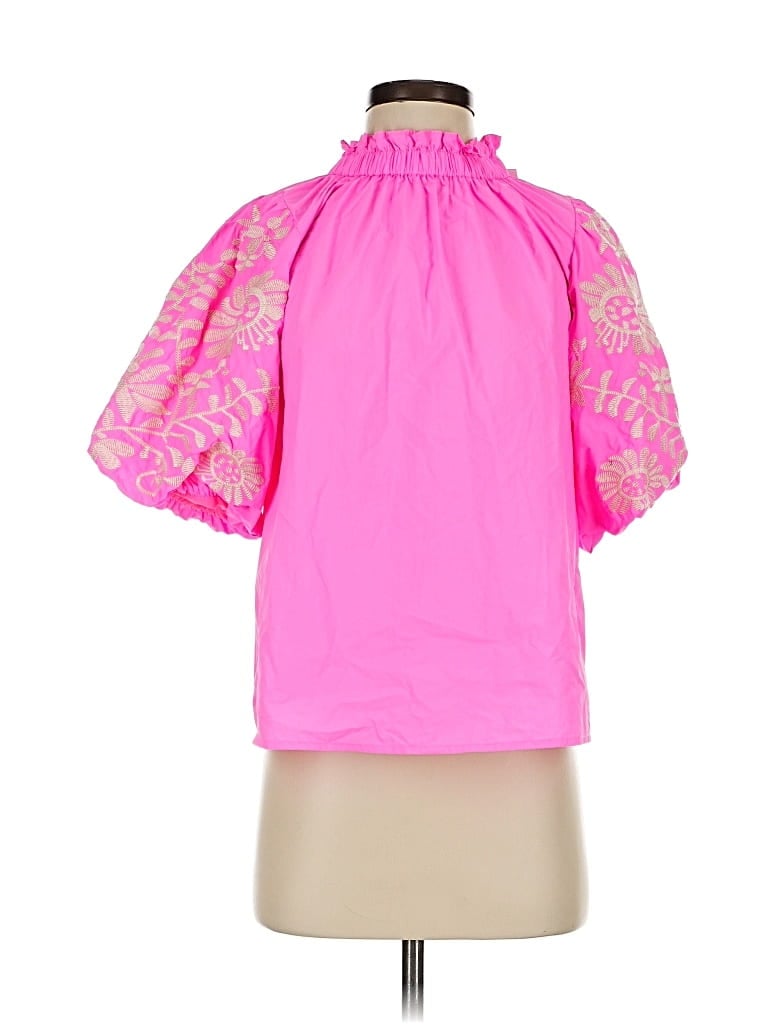 Thml Short Sleeve Blouse In Pink