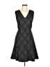 Kobi Halperin Argyle Gray Cocktail Dress Size 10 - photo 1