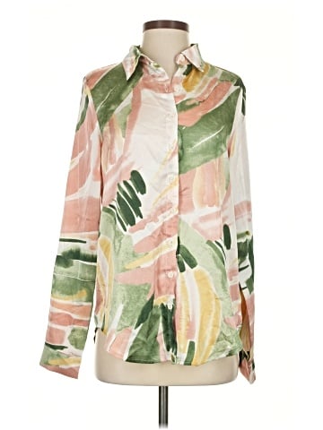 LA Hearts Long Sleeve Blouse (view 1)