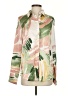 LA Hearts Print Green Long Sleeve Blouse Size XS - photo 1
