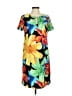 AGB Tropical Black Casual Dress Size 8 - photo 1