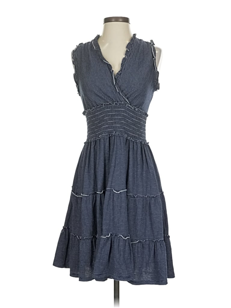 Pre-owned Max Studio Casual Dress In Gray