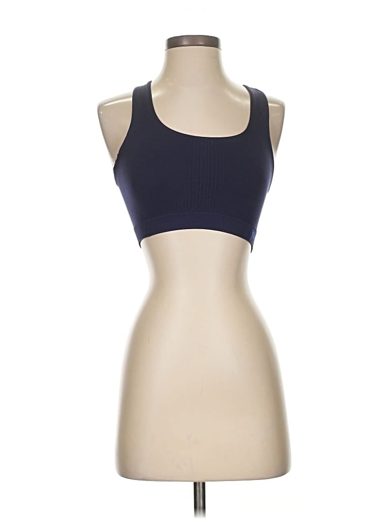 Pre-owned Gymshark Tank Top Blue Halter Neckline Tops
