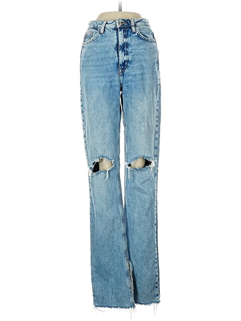 Pre-owned Zara Jeans In Blue