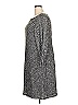 Sandra Darren 100% Polyester Chevron-herringbone Gray Casual Dress Size 24 - photo 5