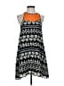 THML 100% Polyester Print Black Casual Dress Size S - photo 1