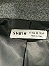 Shein 100% Polyester Gray Coat Size 13 - photo 6