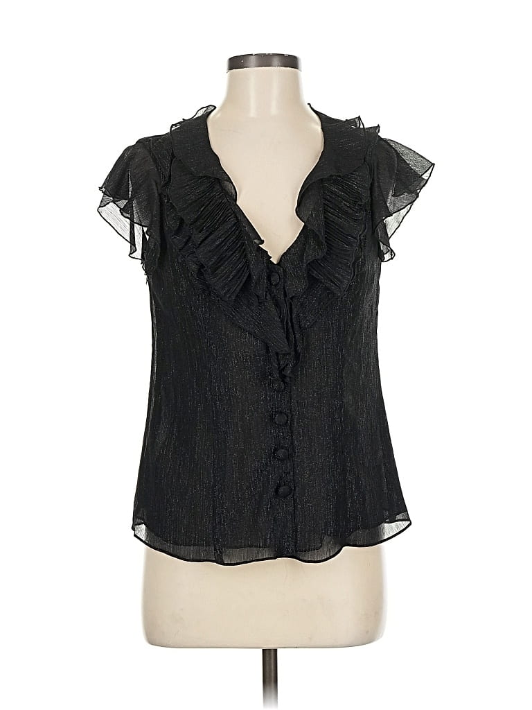 Pre-owned Nanette Lepore Sleeveless Blouse In Black