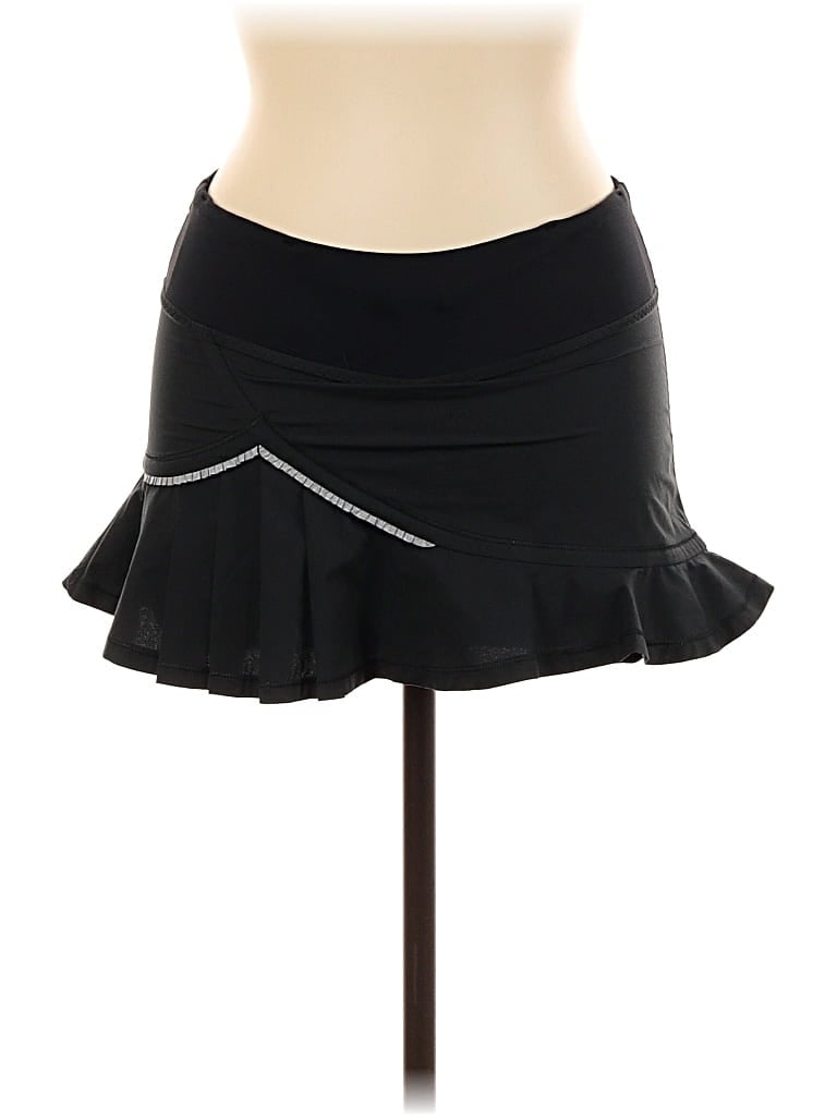Pre-owned Lululemon Athletica Active Skirt In Black