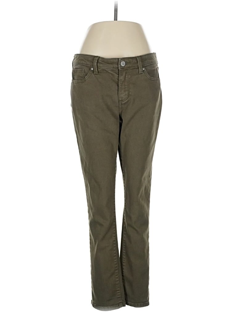 Pre-owned A.n.a. A New Approach Khaki Pant In Green