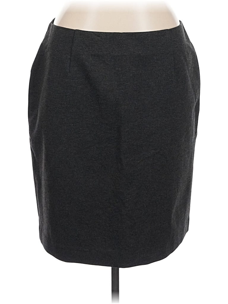 Pre-owned Jjill Casual Skirt In Gray