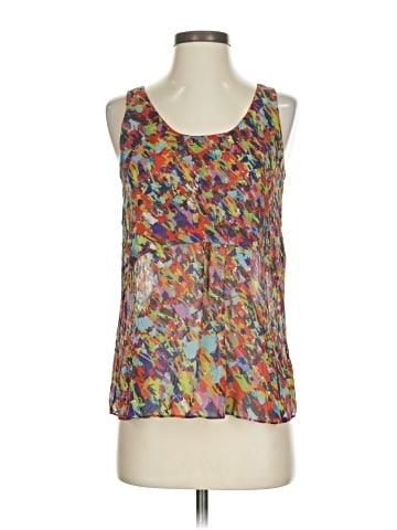 Broadway & Broome Sleeveless Silk Top (view 1)
