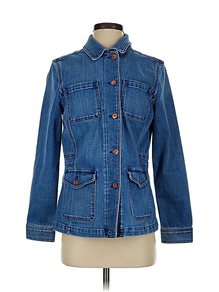 Pre-owned Talbots Denim Jacket In Blue