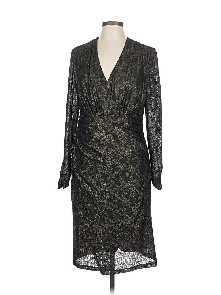 Pre-owned David Meister Cocktail Dress In Black